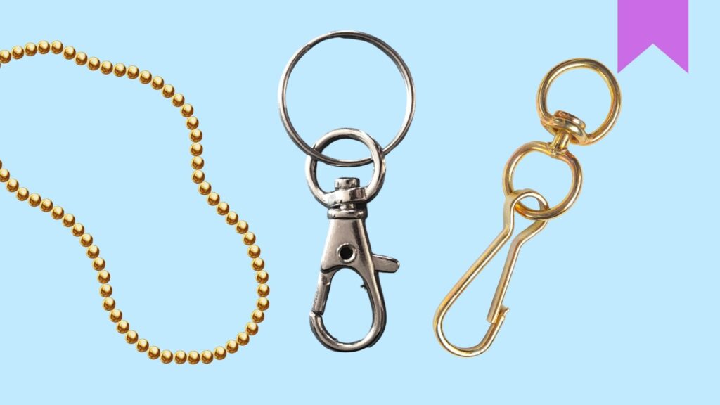 アクキーの基本的なパーツ